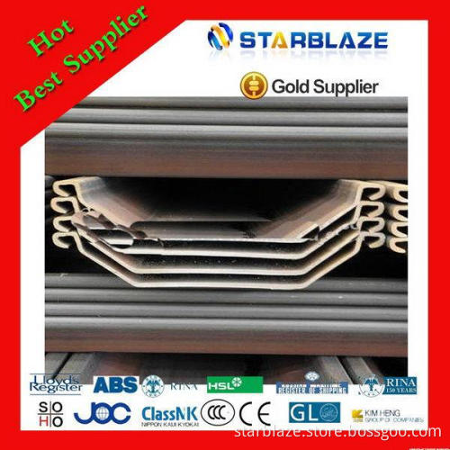 Design antique wall paneling steel sheet pile